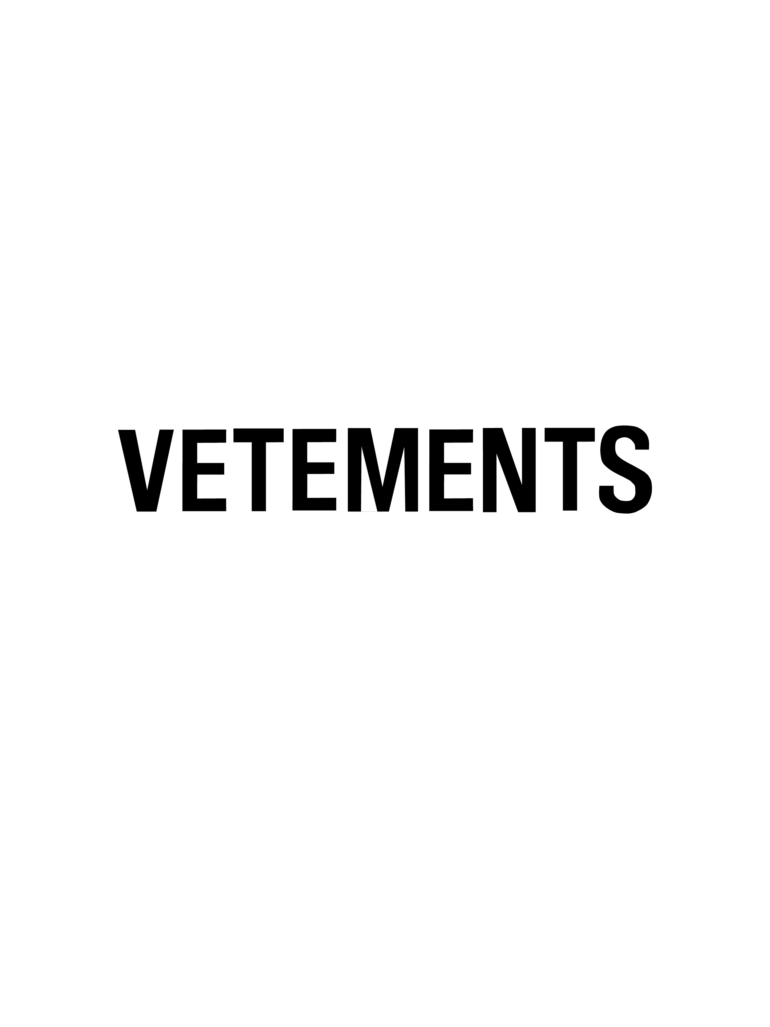 Vetements Web Design